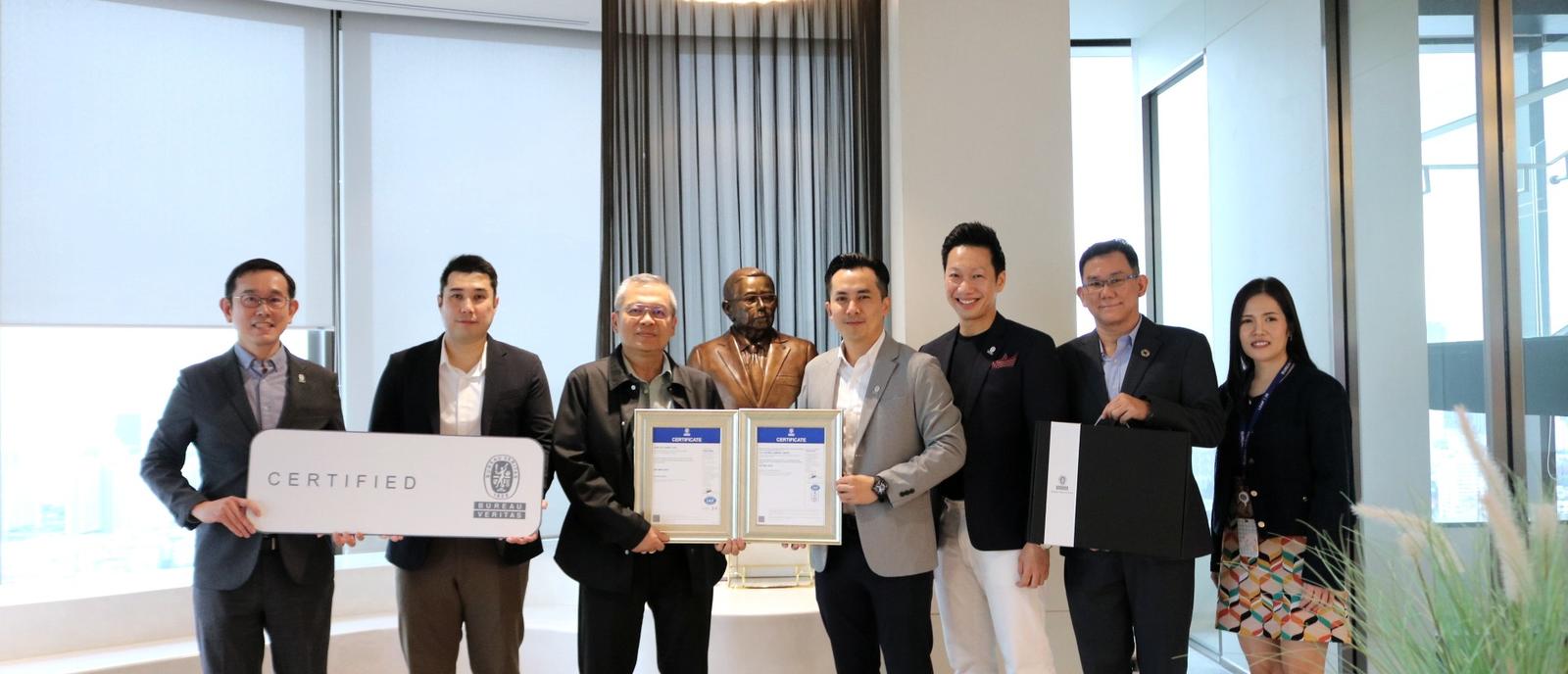 Certificate ceremony of ISO 9001-2015-to-CB-Holding